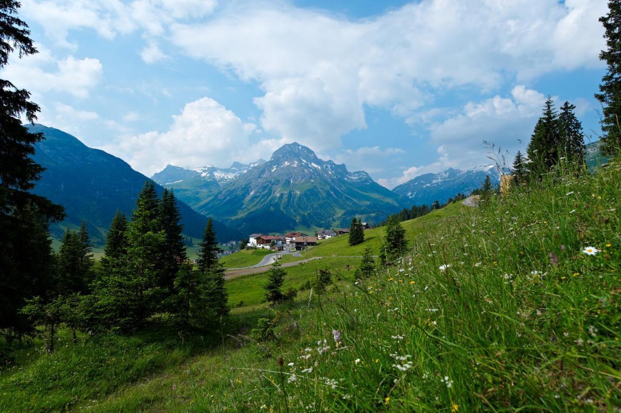 Hotel Restaurant Formarin Oberlech Kültér fotó