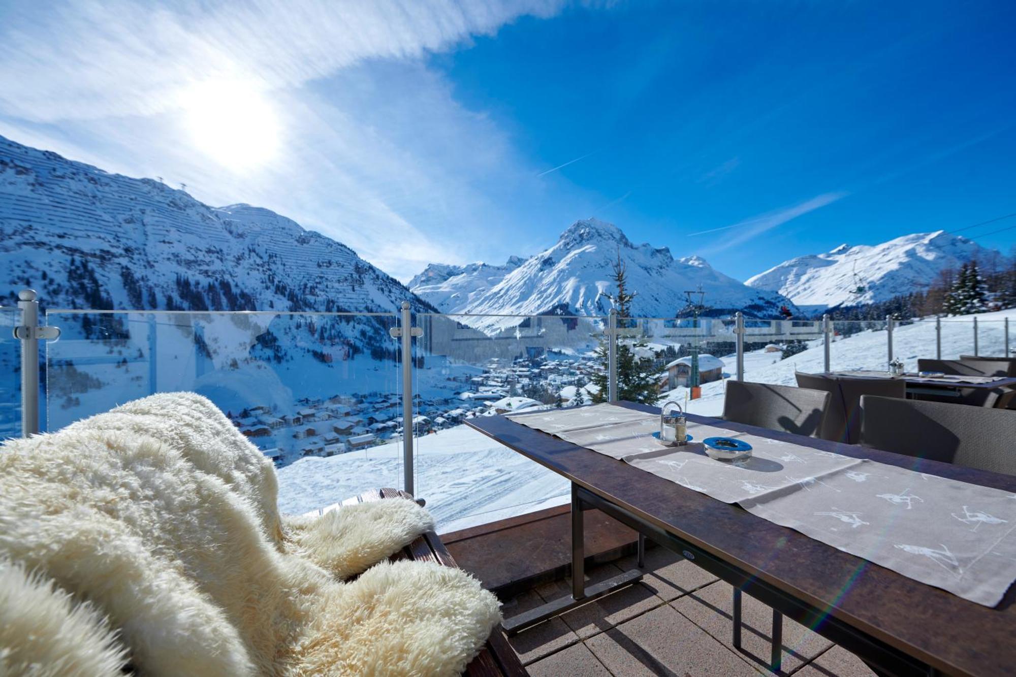 Hotel Restaurant Formarin Oberlech Kültér fotó