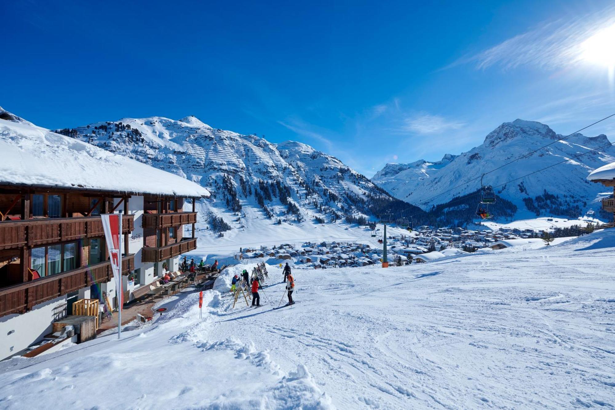 Hotel Restaurant Formarin Oberlech Kültér fotó